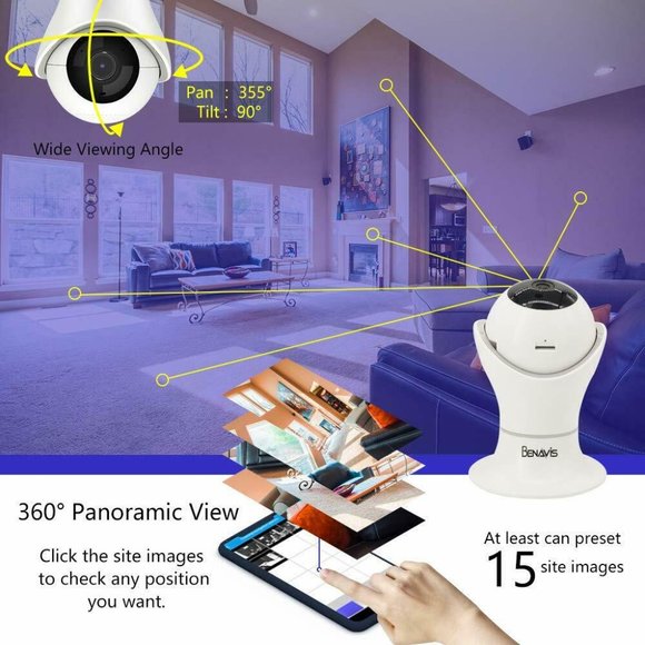 WiFi Security Camera 1080P Motion Wireless Full HD - Picture 8 of 9